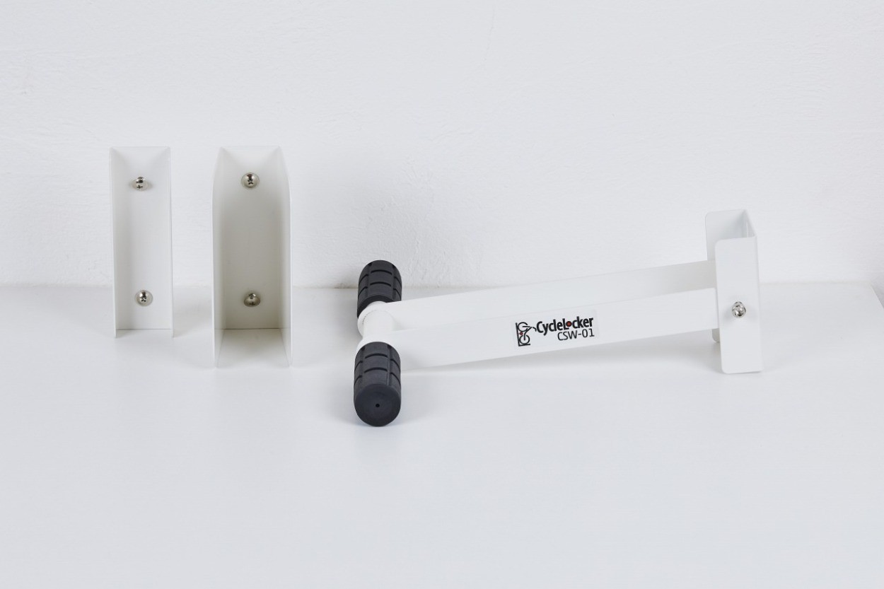 サイクルロッカー クランク固定 自転車 縦置き壁掛けスタンド CSW-01