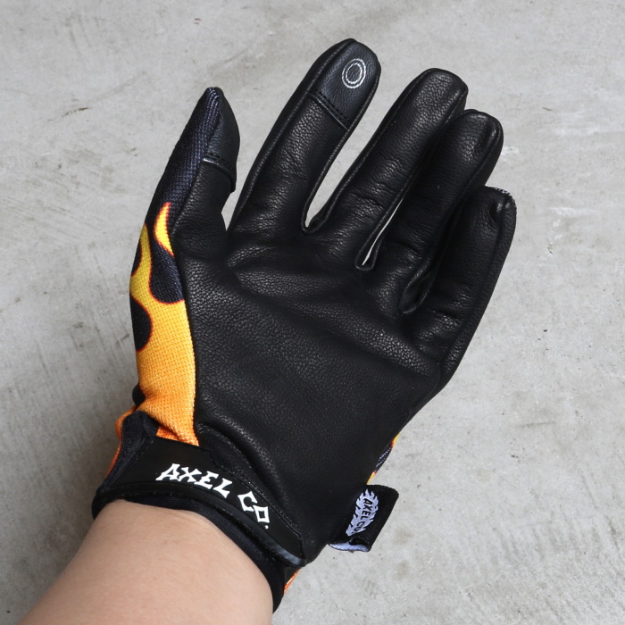 AXEL.co バイク グローブ アクセル ユニセックス メッシュ レザー