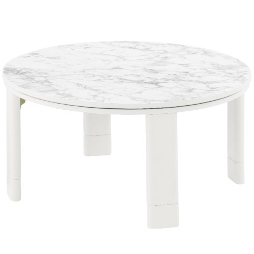 ぼん家具 こたつテーブル 円卓 テーブル フラットヒーター こたつ 机