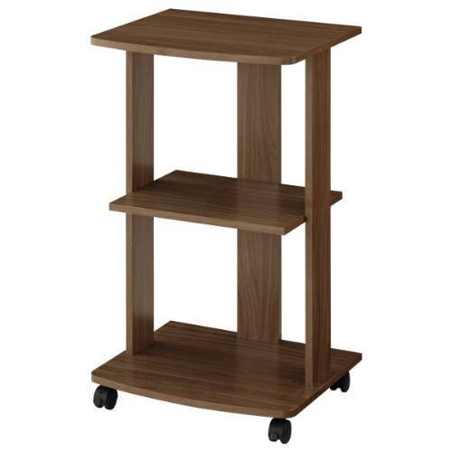 ぼん家具 【完成品】 キッチン収納 木製ラック キッチンワゴン 3段