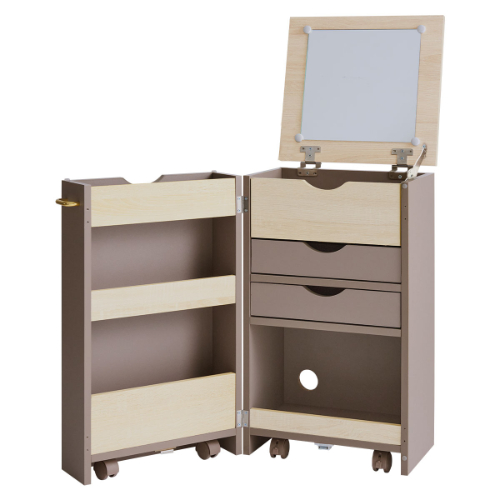 PUTUPUTU 【完成品】 Toffy トフィー ドレッサー 鏡台 コスメボックス