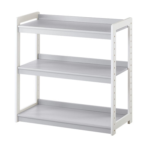 ぼん家具 絵本ラック 本棚 おもちゃ キッズラック オープンシェルフ