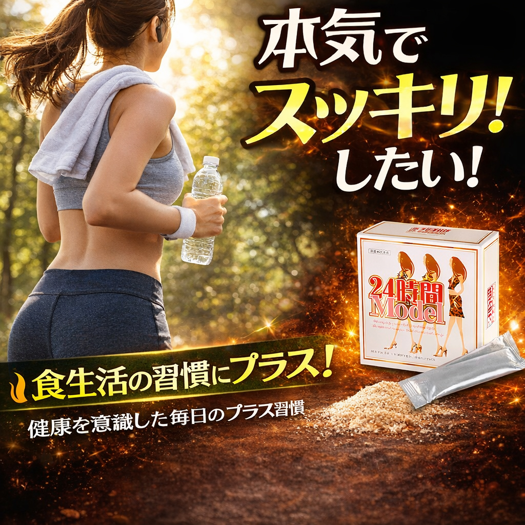 24時間モデル【短期集中 本気 ダイエットサプリ本気 メラメラ 生酵素