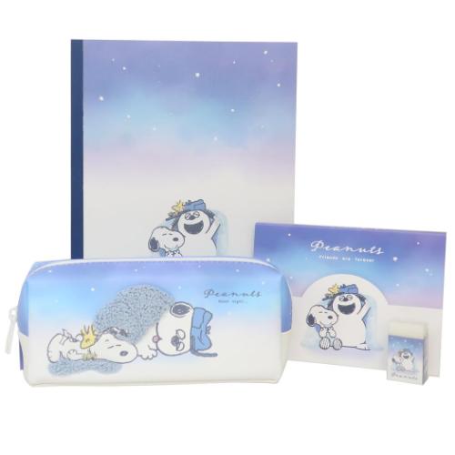 文具セット 4点文房具セット よふかしMIDNIGHT スヌーピー ピーナッツ