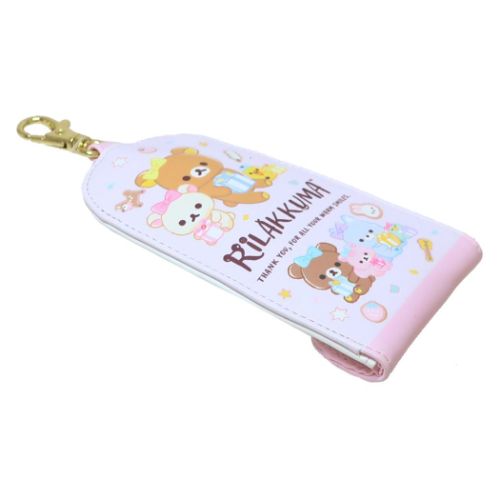 リラックマ キャラキーカバー リールケース ピンク サンエックス