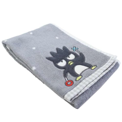 バッドばつ丸 ジャガードロングタオル フェイスタオル キュートばつ丸