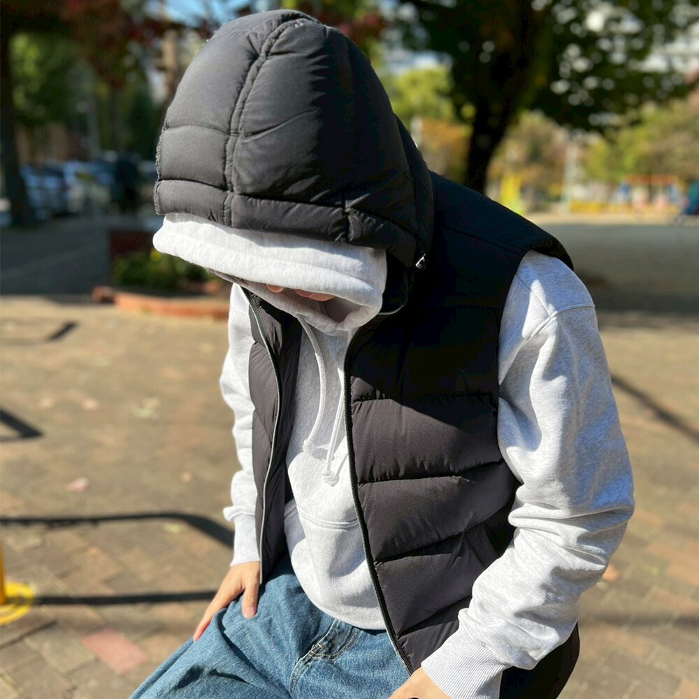 並行輸入品】ヘルノ HERNO ダウンベスト メンズ エコアージュ フード