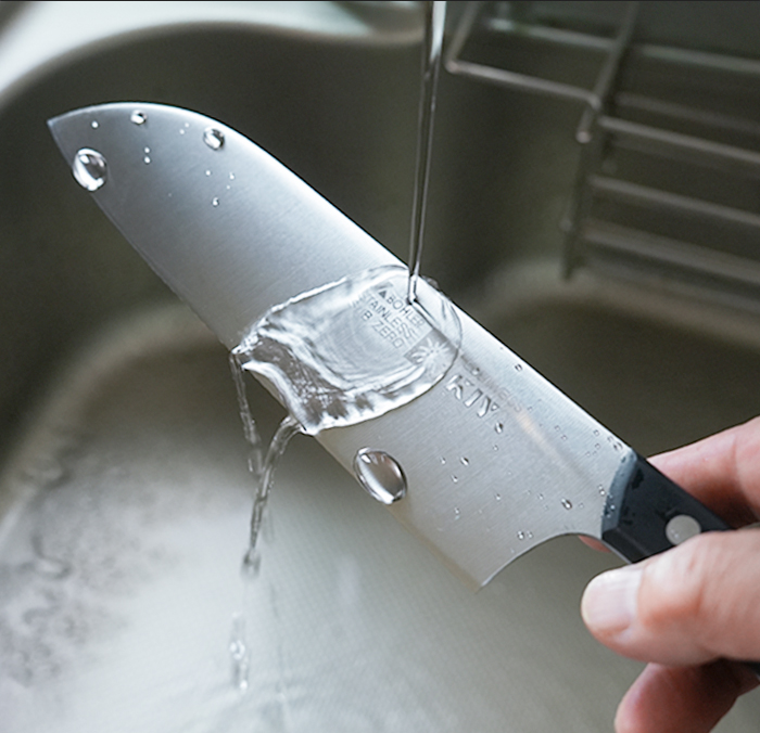 木屋公式】ニューエーデルワイス No.180 三徳包丁 鎌形 創業200年 老舗