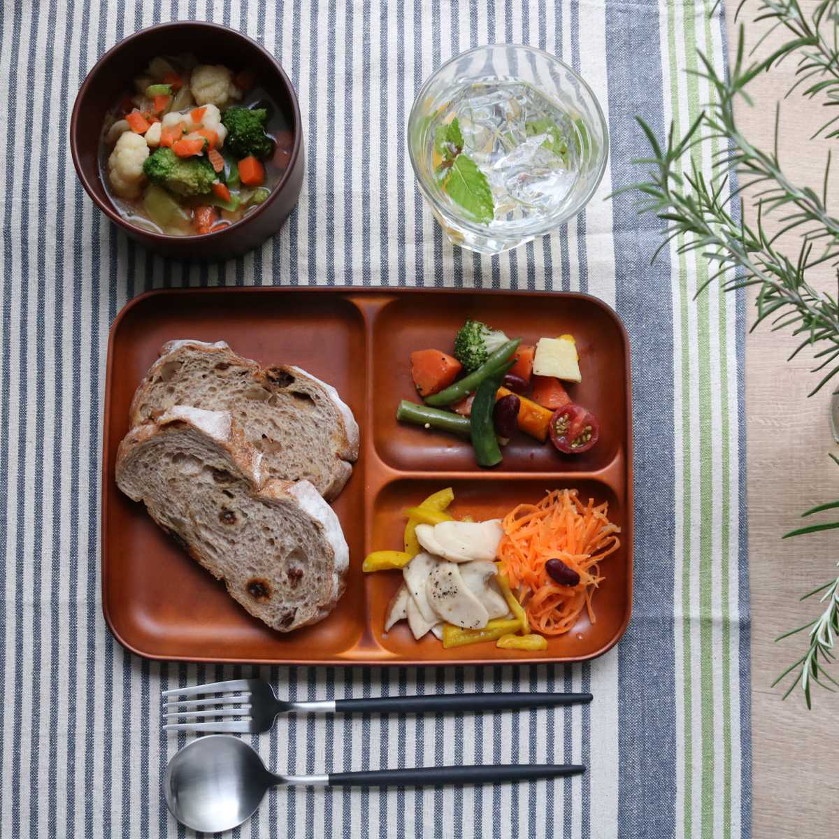 宮本産業 ランチプレート 26.5cm SEE プラスチック 同色5枚セット