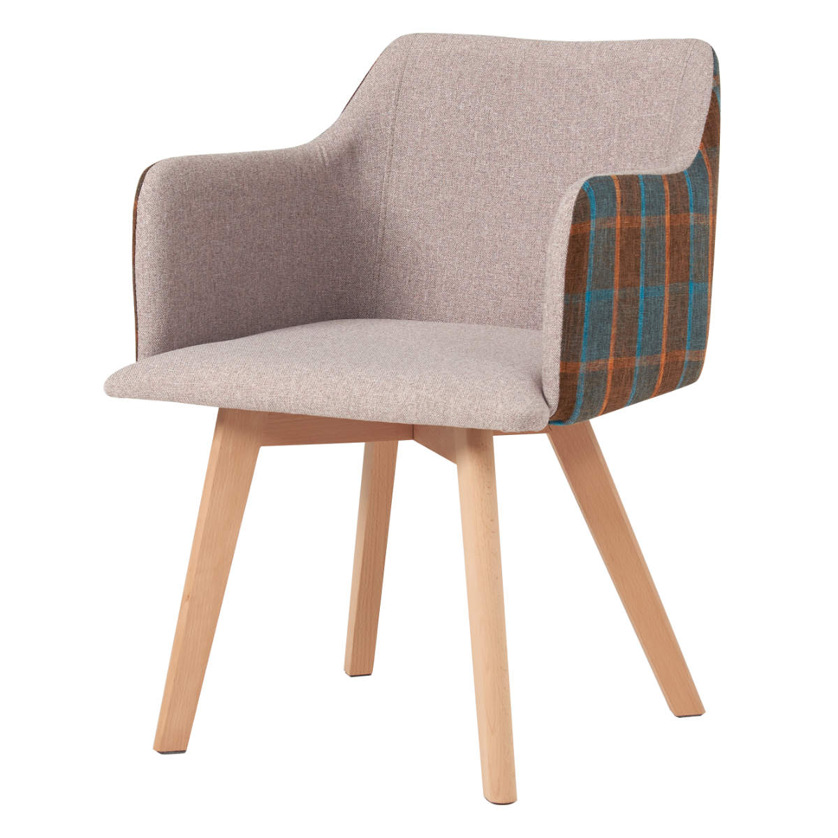 HAGiHARA（萩原） ダイニングチェア 同色2脚セット 座面高42cm