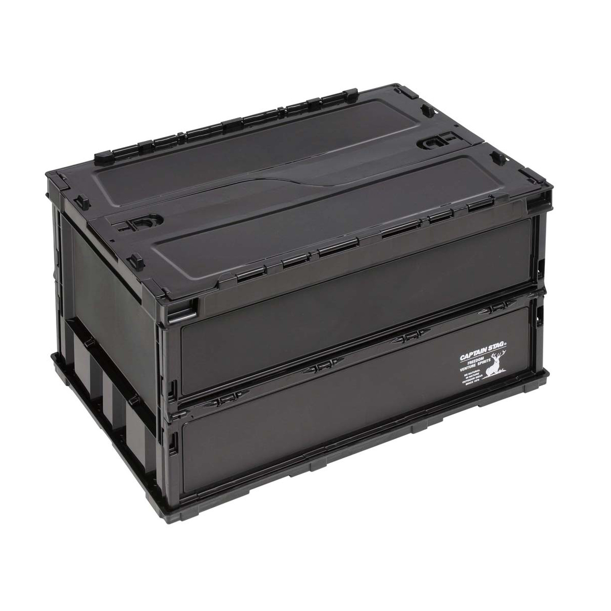 CS BLACK LABEL アウトドア折りたたみコンテナ 2個セット 幅53×奥行