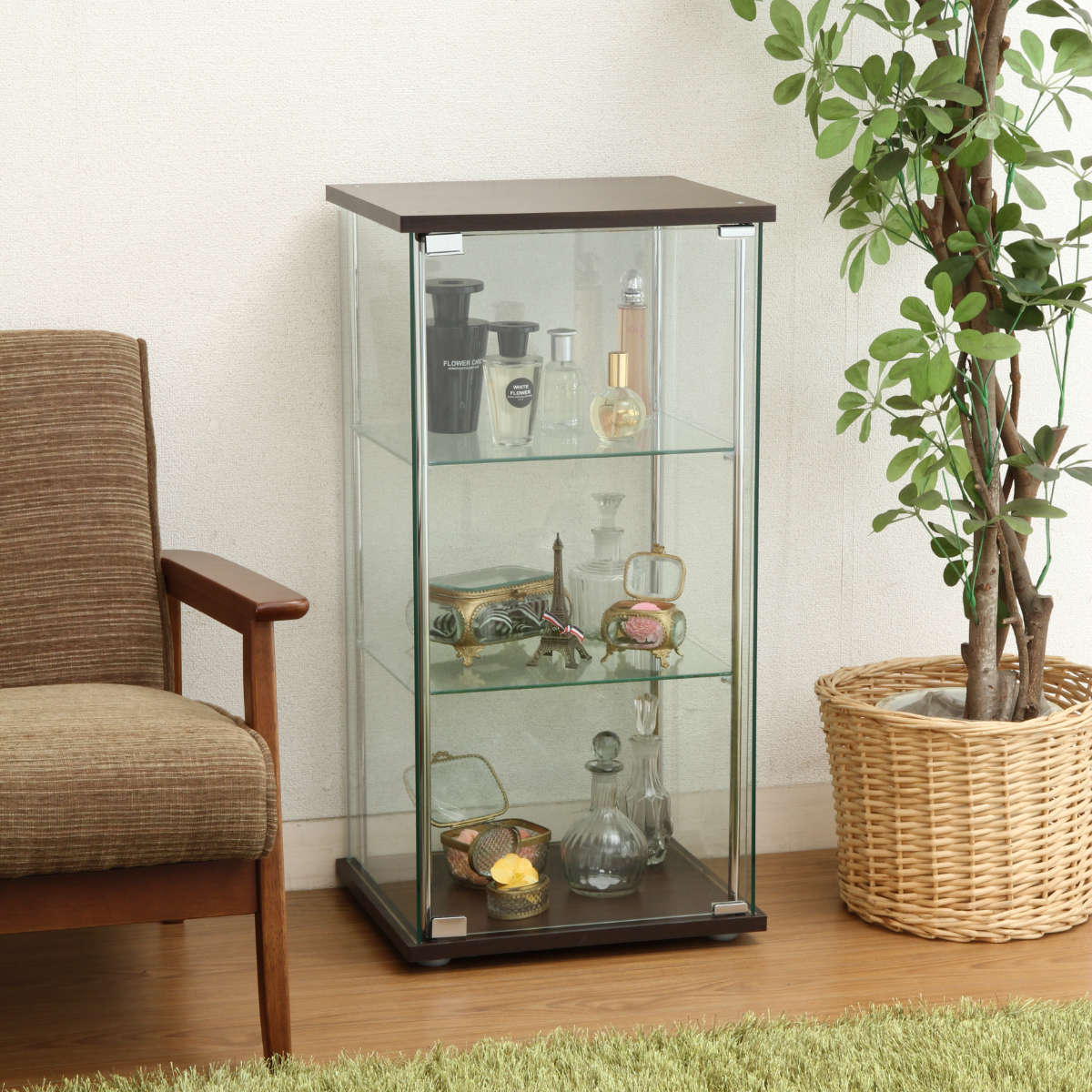 不二貿易（Fuji Boeki） ショーケース 幅42.5cm 3段 コレクション