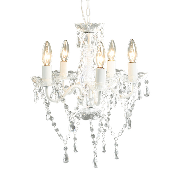 HAGiHARA（萩原） シャンデリア 5灯 ペンダントライト LED 対応