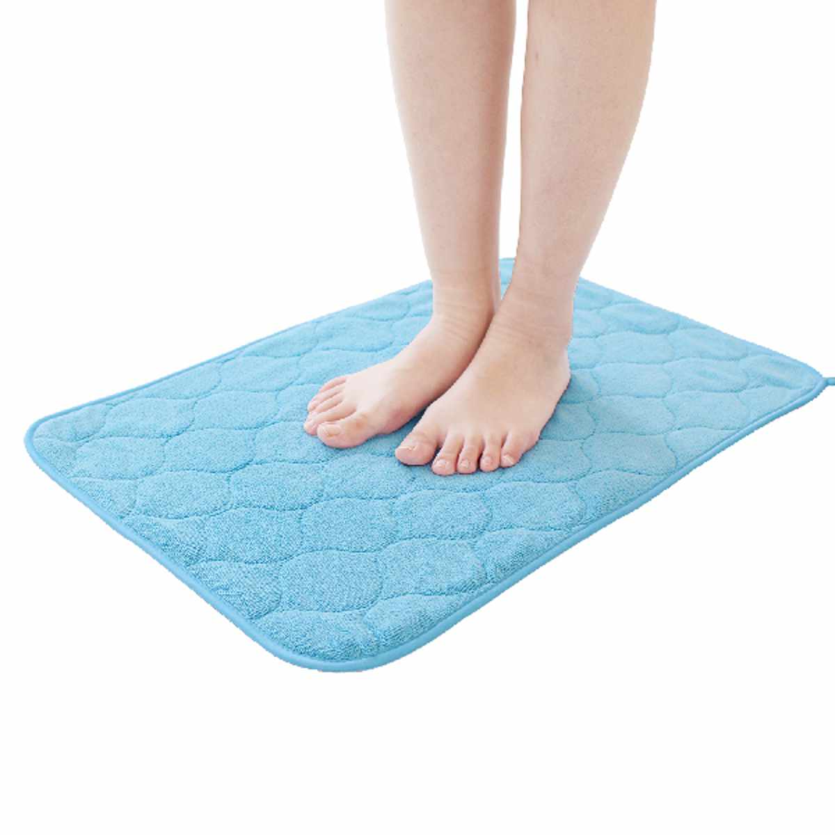 オカ バスマット 足ふきマット 40×60cm マイクロファイバー （ お風呂