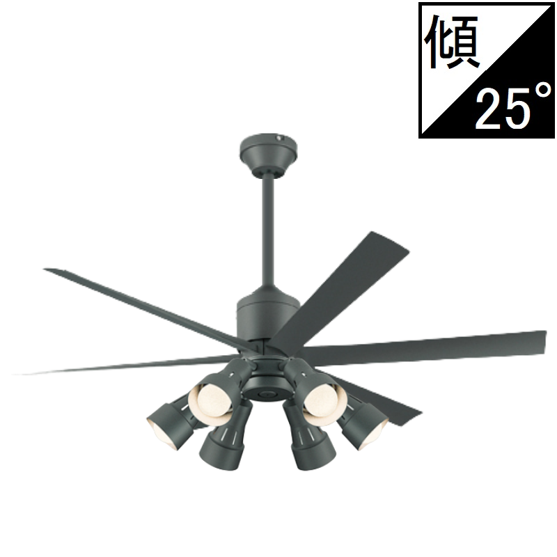 ODELIC（オーデリック） シーリングファン本体 DC MOTOR FAN 6枚羽根