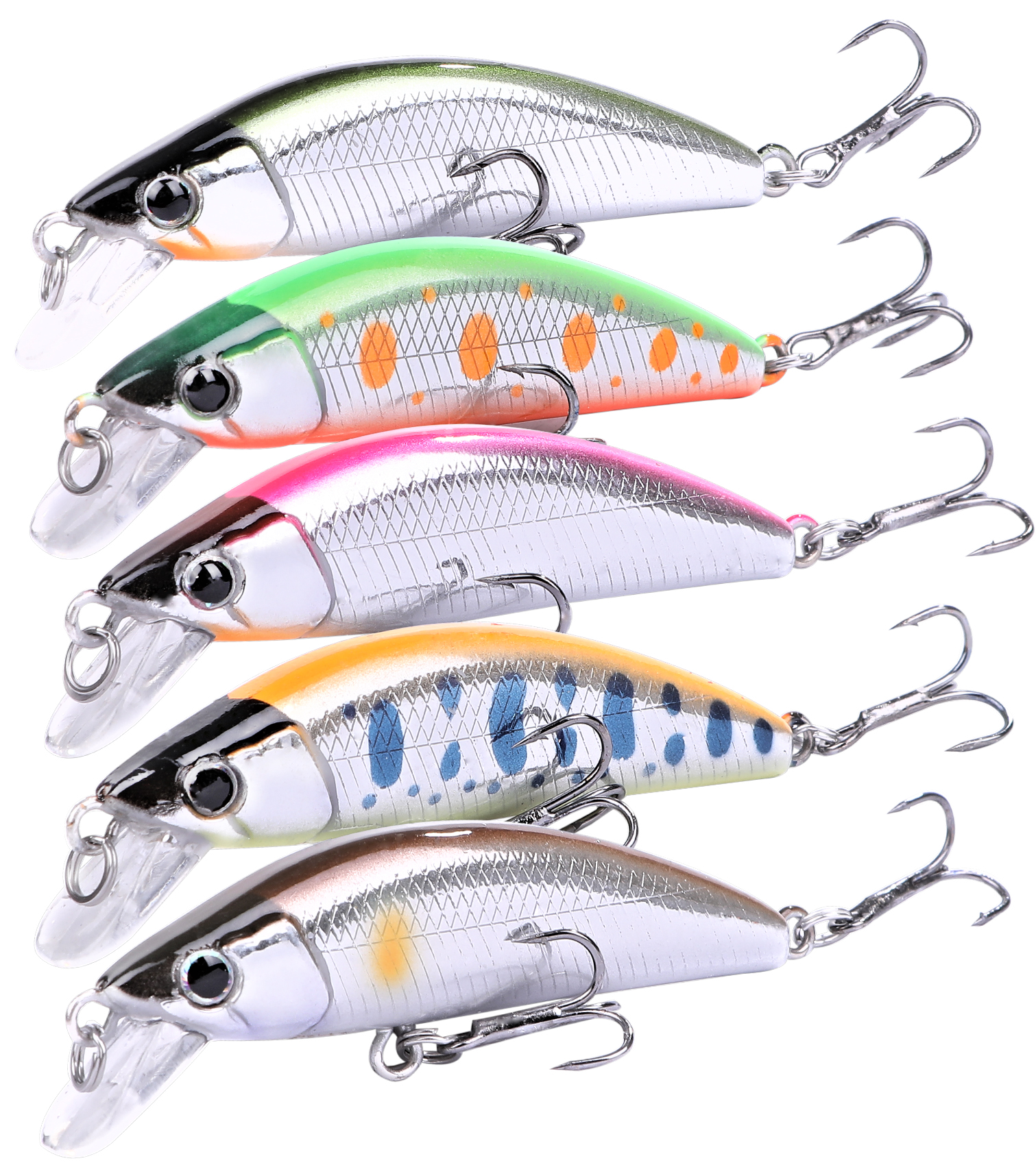 トラウトルアー 渓流 ルアー セット ミノー ヘビーシンキング 50mm 5.1