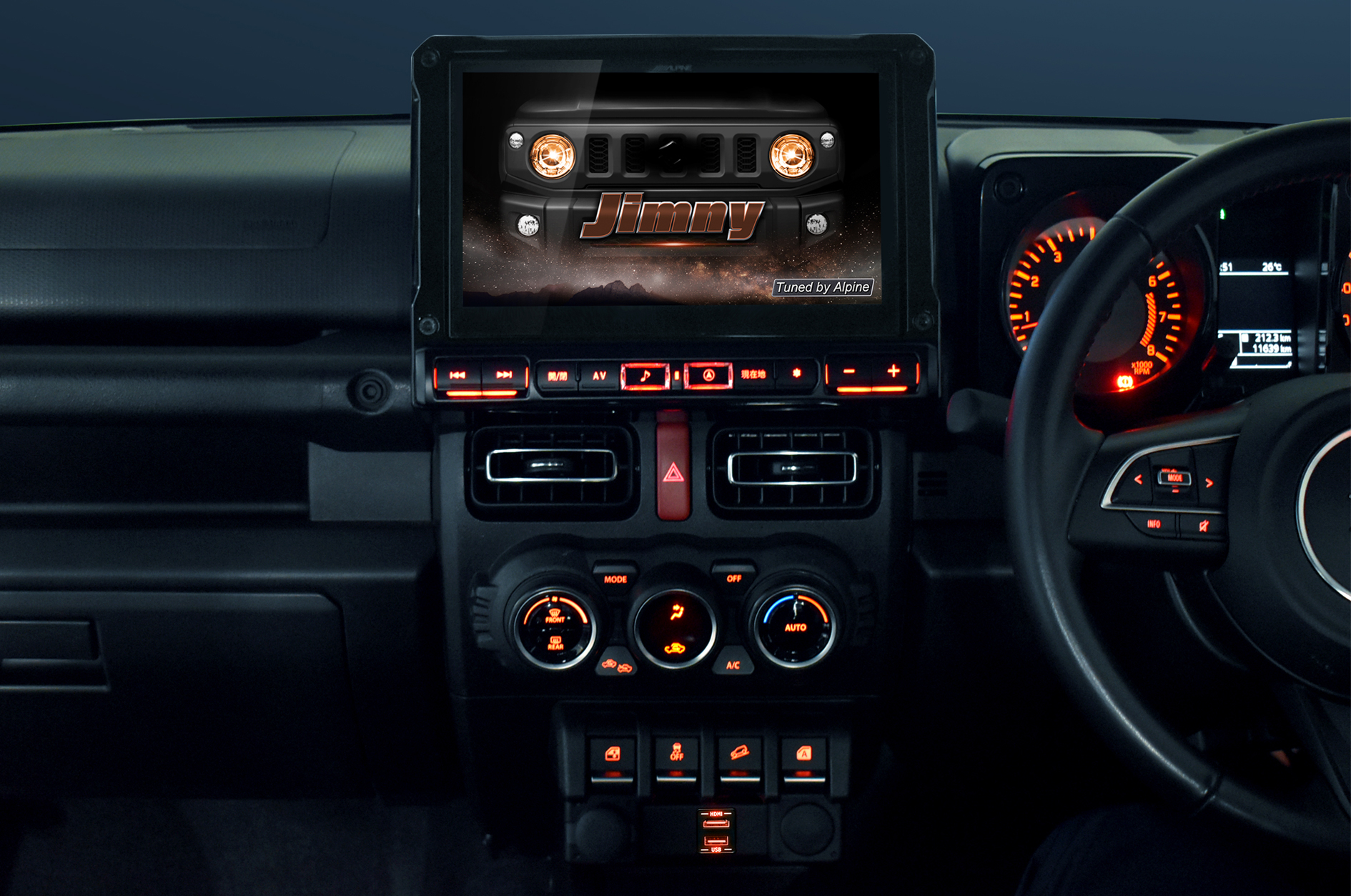 ALPINE（アルパイン） KTX-Y630-JI-64 ジムニー JB64W ジムニーシエラ
