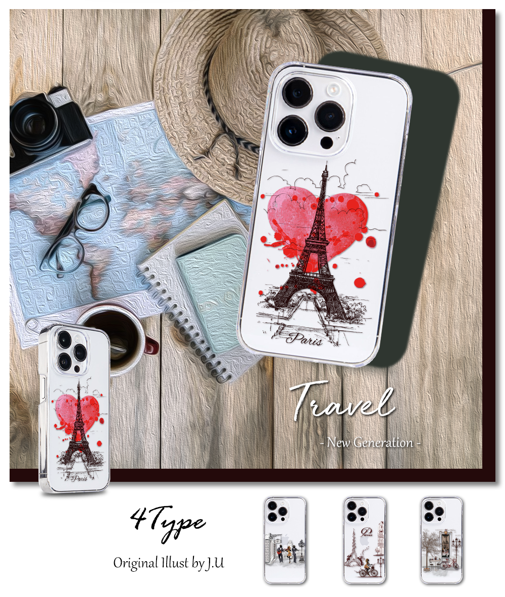 ZTE Libero 5G IV ケース クリア イラスト 透明 ZTE A302ZT スマホ