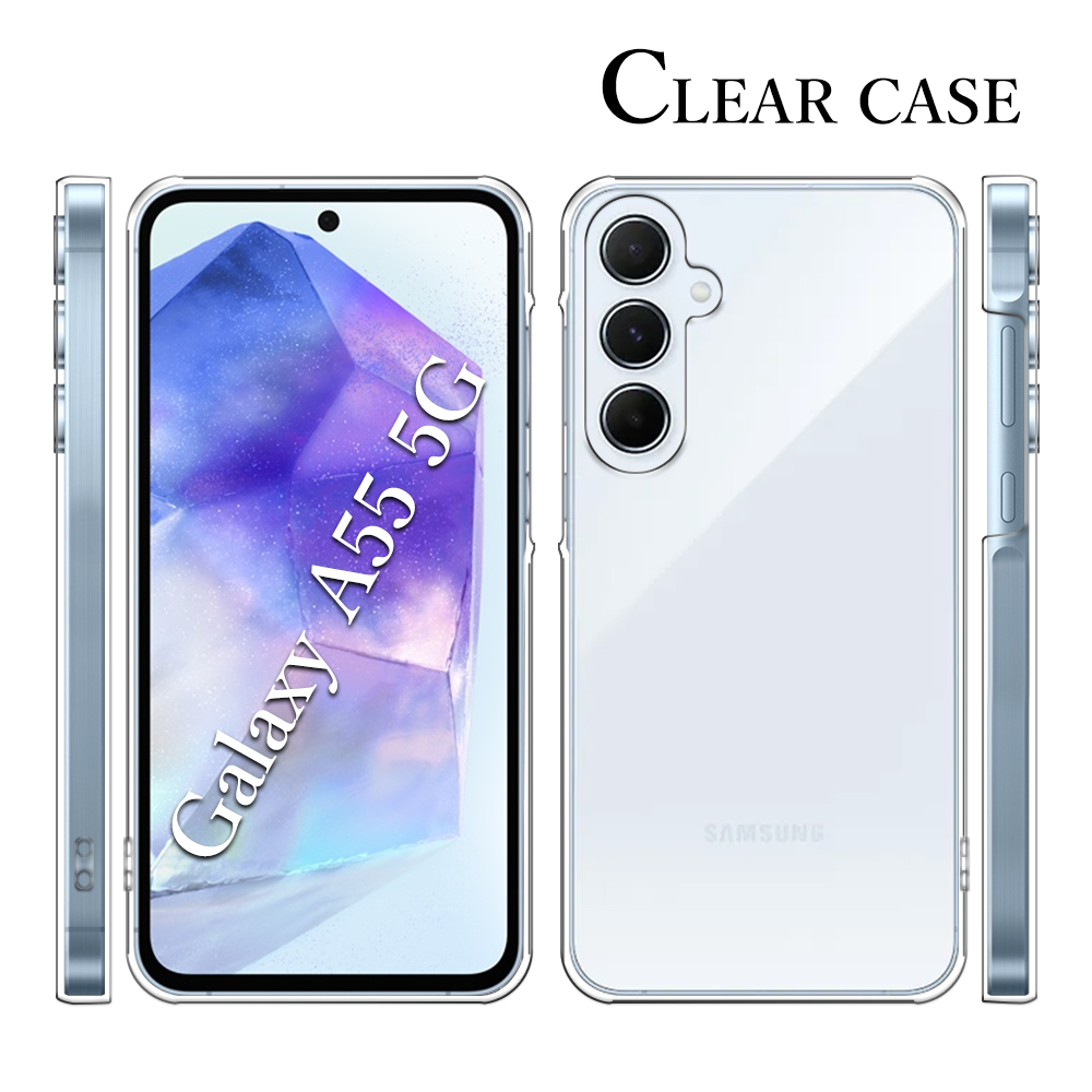 Galaxy A A55 5G ケース クリア SC-53E スマホ カバー GalaxyA555G