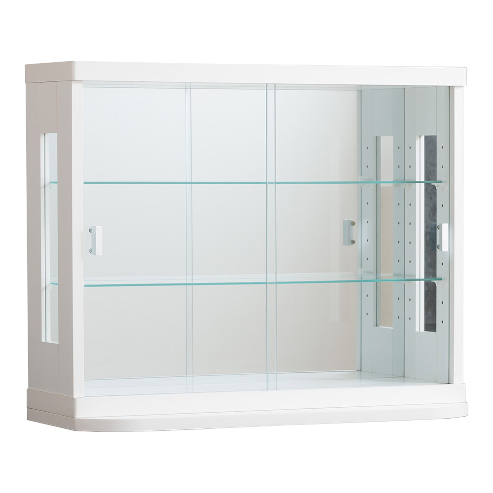 With Plan（ウィズプラン） 卓上 コレクションケース 幅70 引き戸