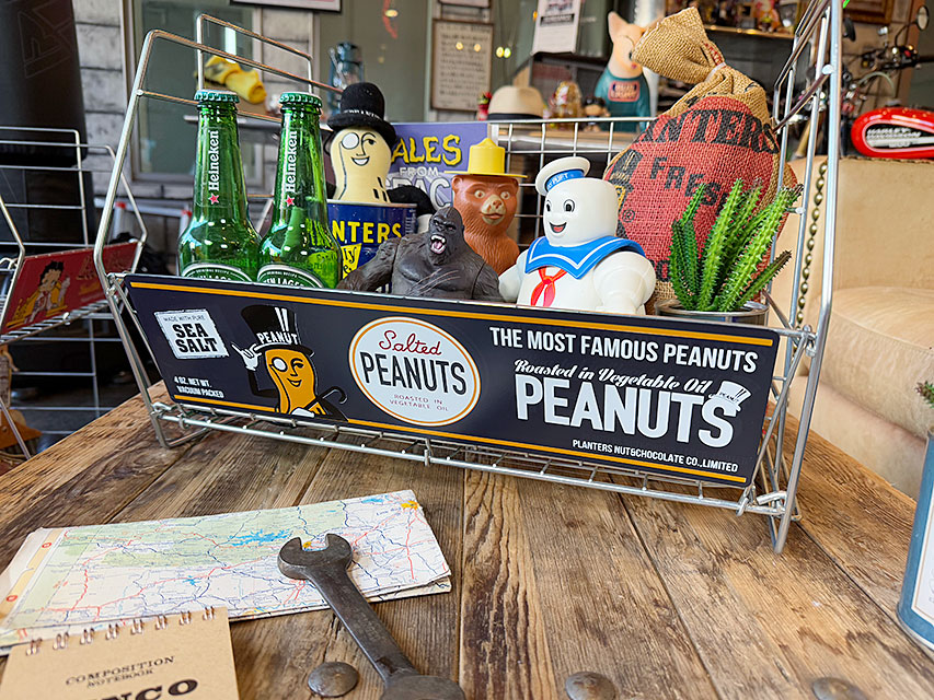 オールドアドバタイジング ワイヤーラック （ピーナッツ） 単品