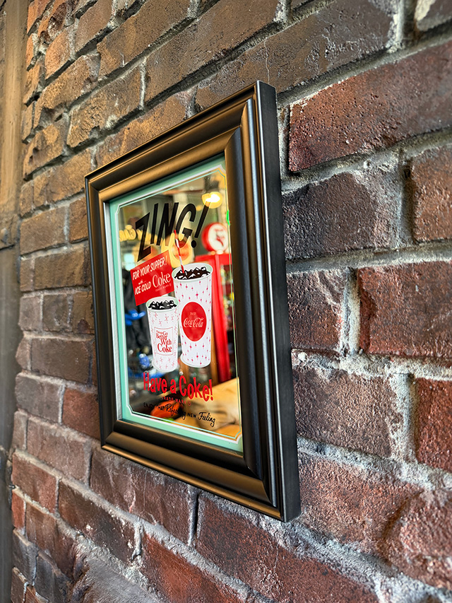 Coca Cola（コカコーラ） ヴィンテージミラーサイン （ZING