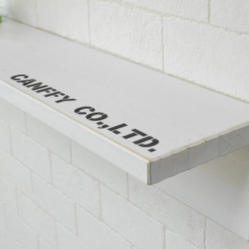 ウォールシェルフ L字 賃貸 おしゃれ 北欧 日本製 90cm x 20cm