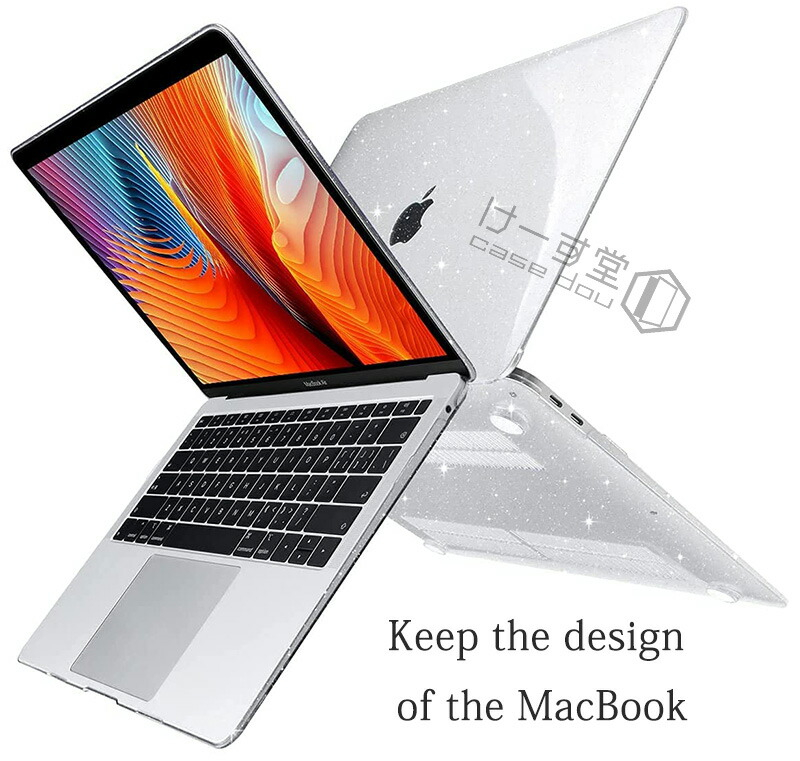 キラキラ クリア MacBook Air 13.6 Pro 13 M5 M4 M2 M3 M1 マック
