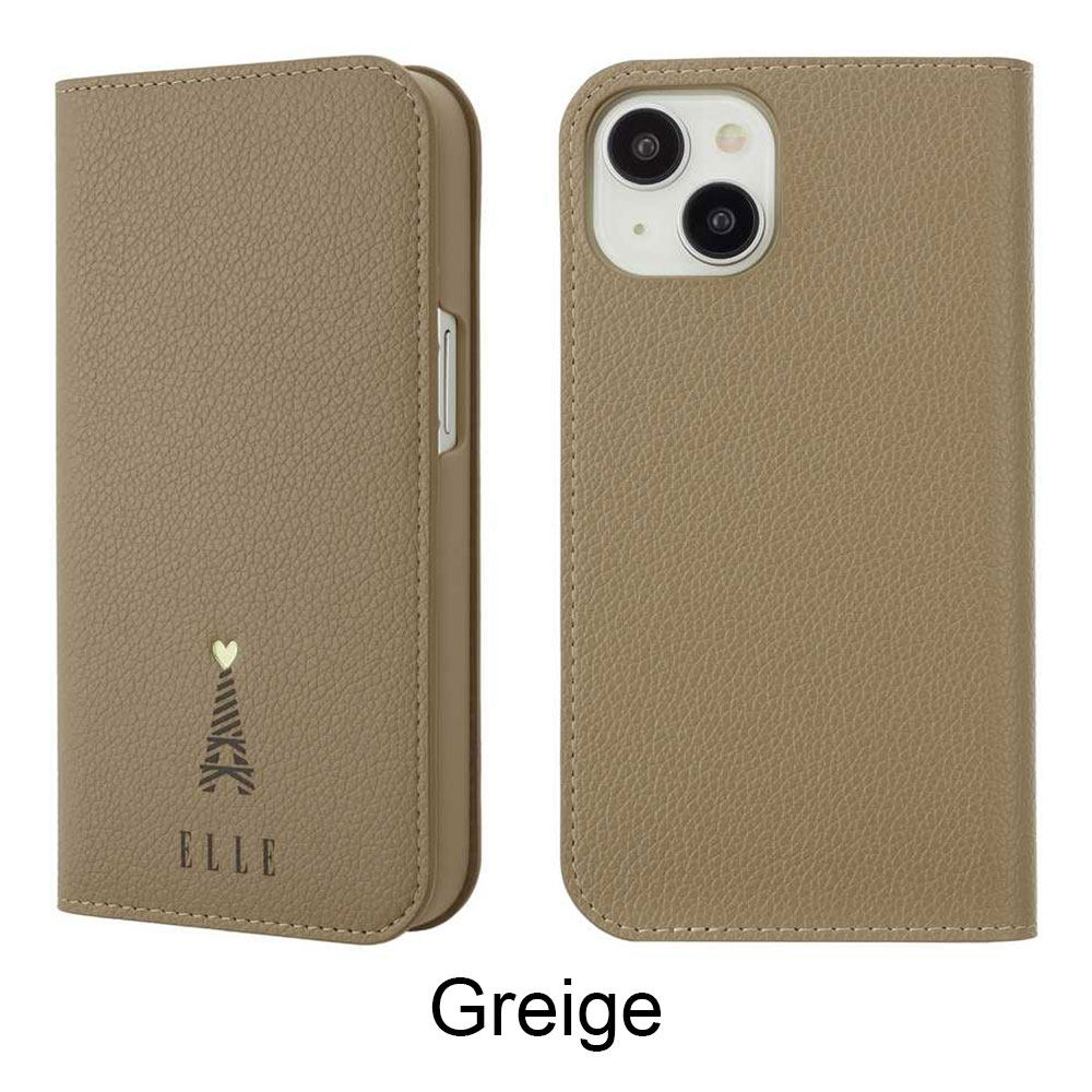 ELLE（エル） iPhone15 15Pro スマホケース ブランド 手帳型ケース
