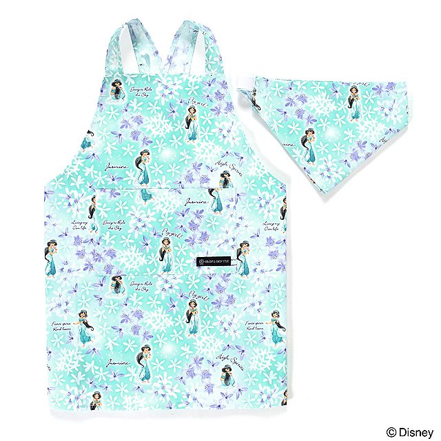 Disney（ディズニー） 子どもバッククロスエプロン アリエル エルサ