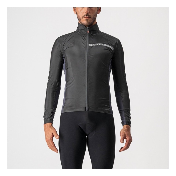 Castelli（カステリ） SQUADRA STRETCH JACKET LIGHT BLACK/DARK GRAY