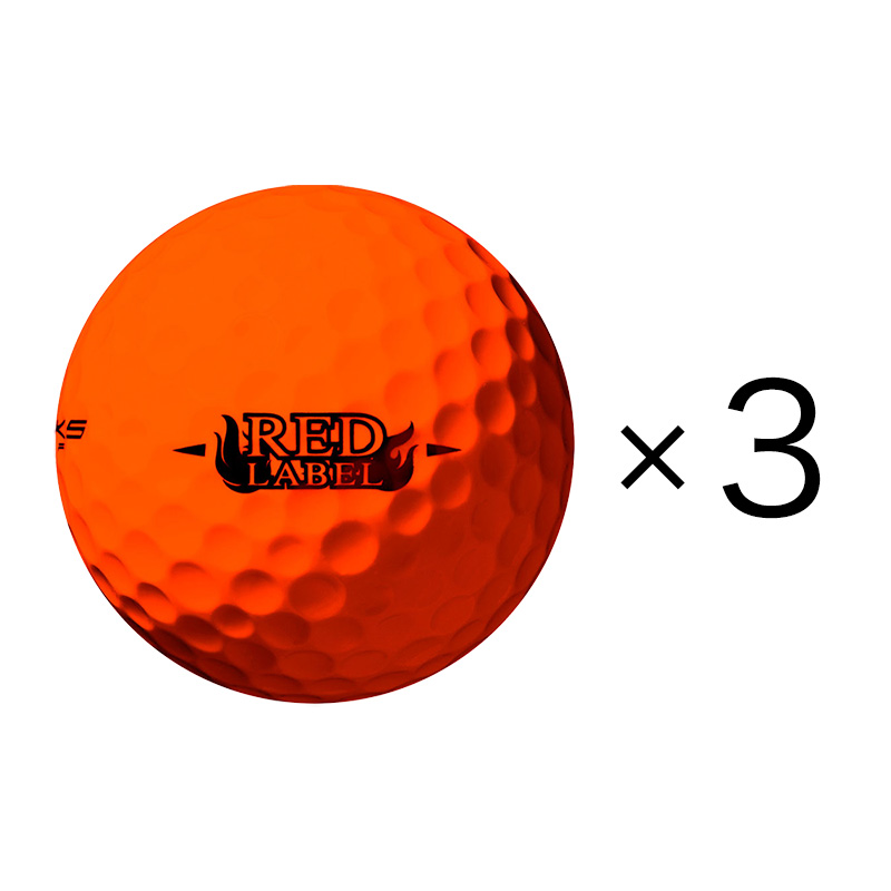 ワークスゴルフ ゴルフボール 2023年 飛匠 レッドラベル 極 3ダース