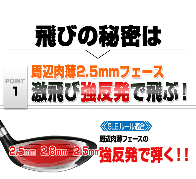 ワークスゴルフ ゴルフ クラブ レフティ メンズ フェアウェイウッド 2