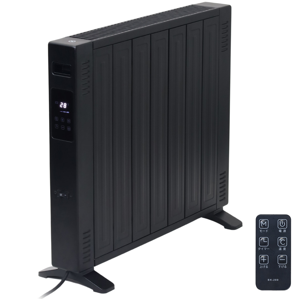 VERSOS（ベルソス） オイルレスヒーター 8畳 1200W 省エネ オイル