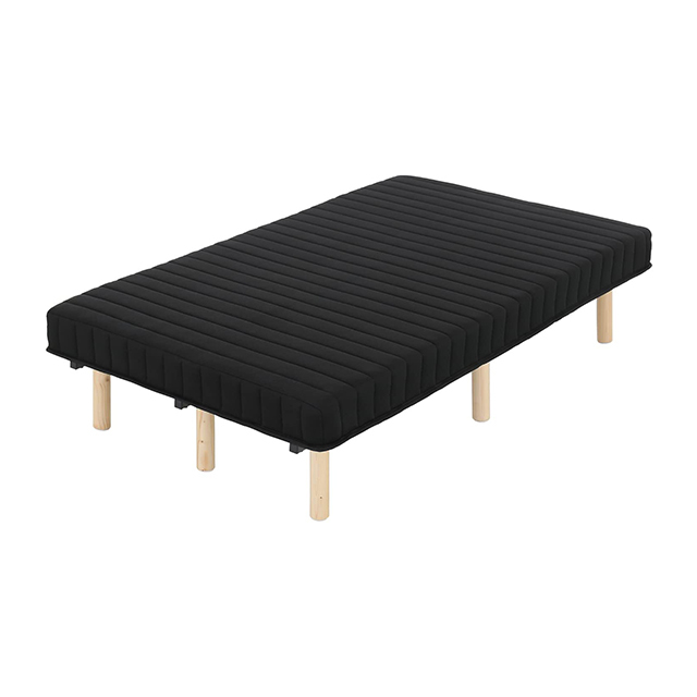 MODERN DECO（モダンデコ） 脚付きマットレス セミシングル 木製脚 高