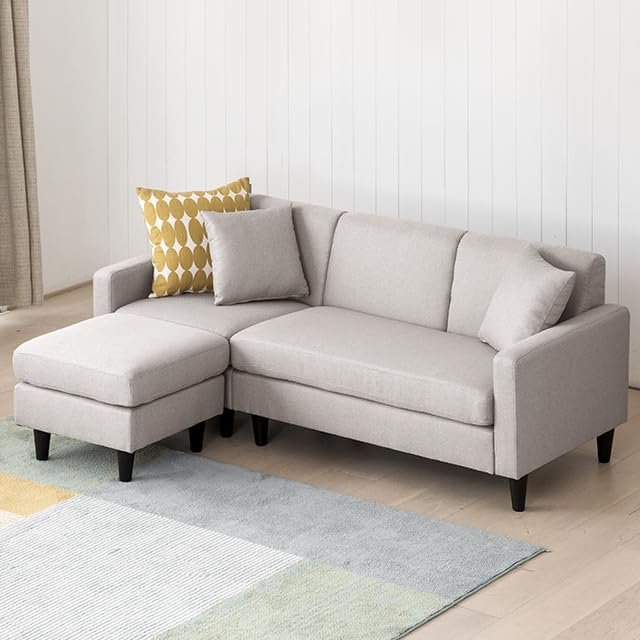 MODERN DECO（モダンデコ） ソファー 3人掛け カウチソファ ソファ 2人