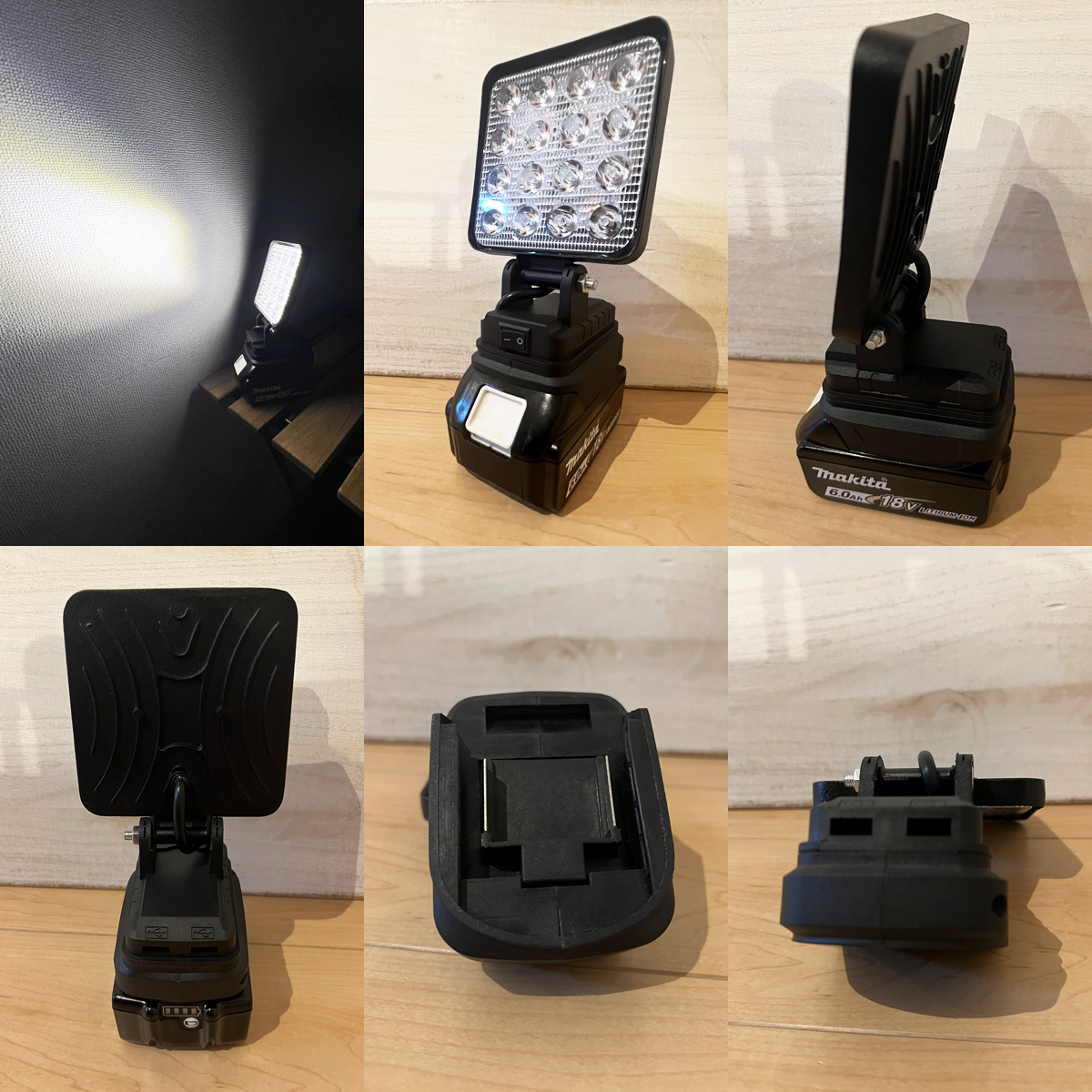 マキタ（makita） 高輝度 LED 作業灯 バッテリー ワーク ライト 投光器