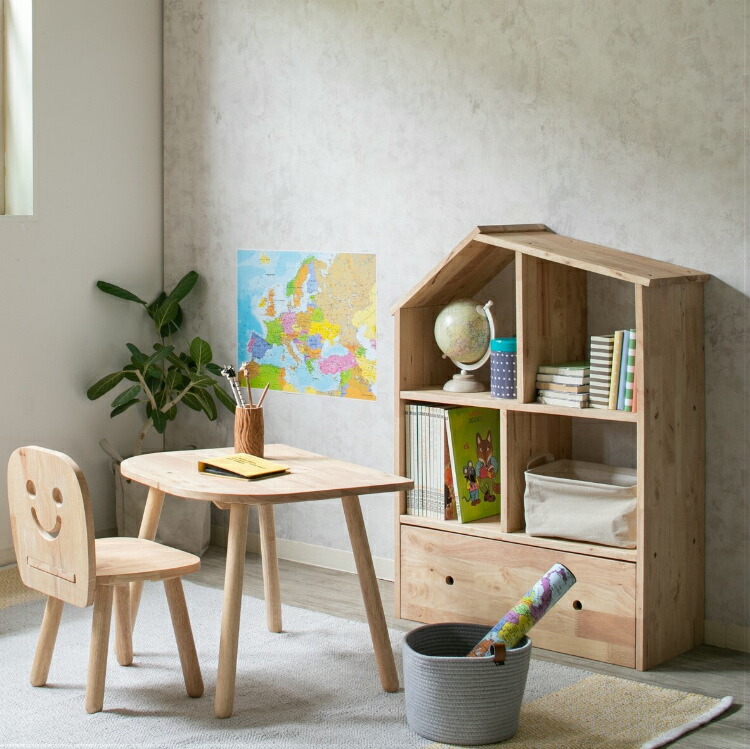 本棚 子ども部屋 シェルフ 棚 オープンラック リビング おしゃれ 木製