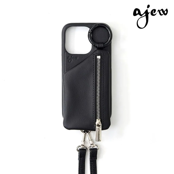 ajew（エジュー） 【iPhone16promax対応】 ajew cadenas zipphone case