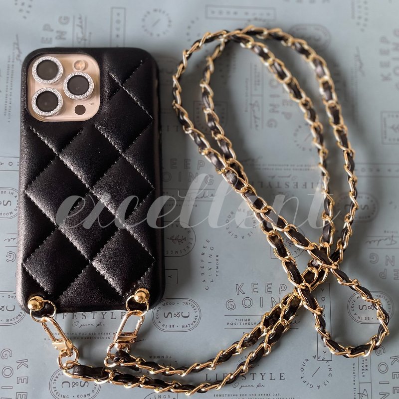 iPhone iPhone16 ケース ショルダー iPhone15 pro max チェーン付き