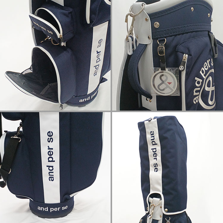 and per se（アンパスィ） キャディバッグ ユニセックス 9型 AUS7204