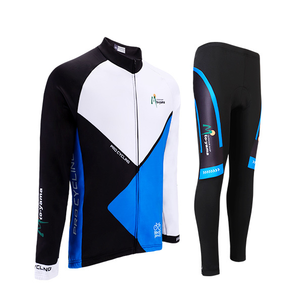 サイクルジャージ 春夏秋用 上下セット 長袖 サイクルウェア 伸縮 通気