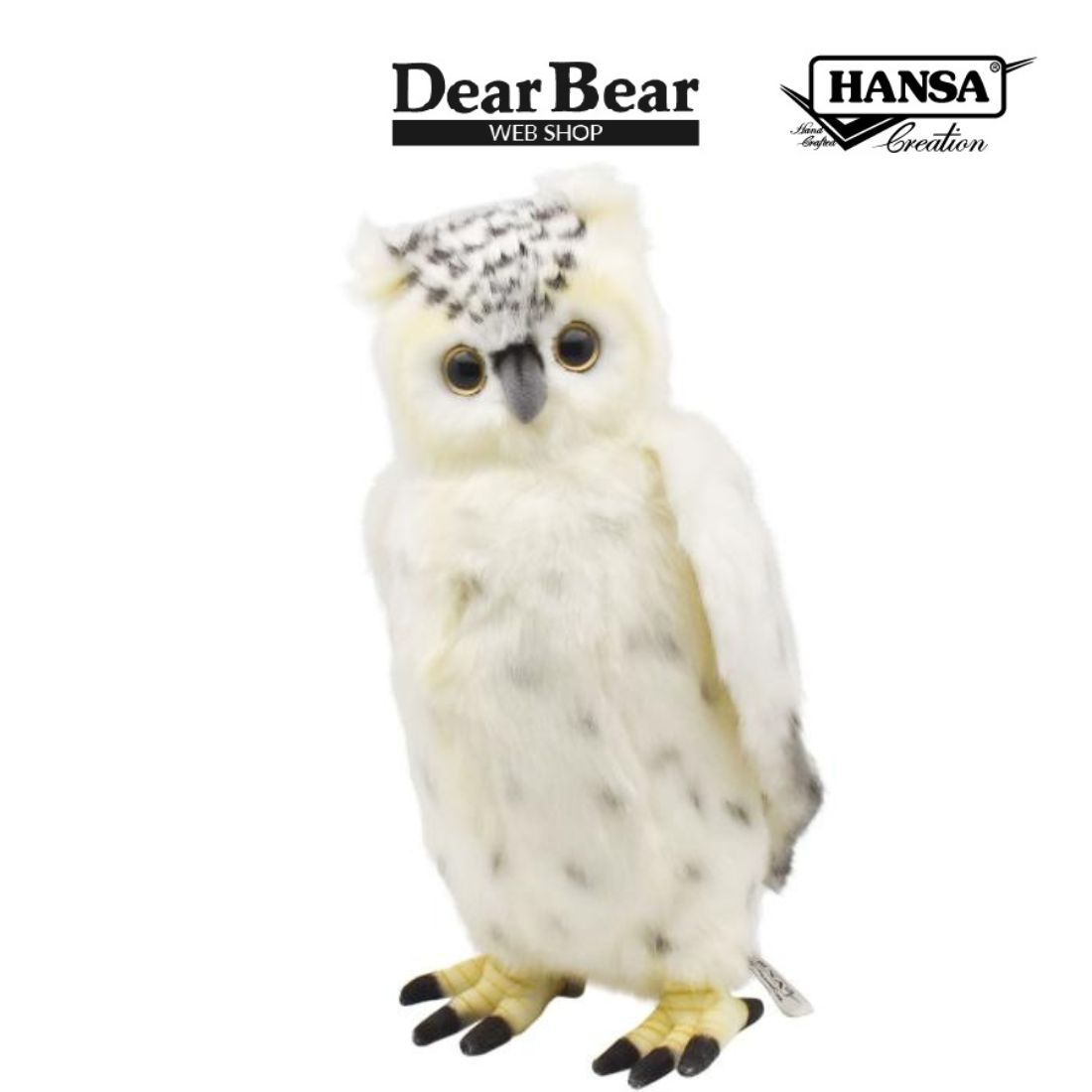 HANSA BH3836 シロフクロウ しろふくろう 白梟 とり トリ 鳥