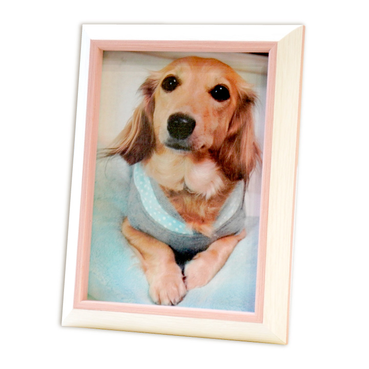 写真立て ウッド フォトフレーム Lサイズ かわいい フォトスタンド