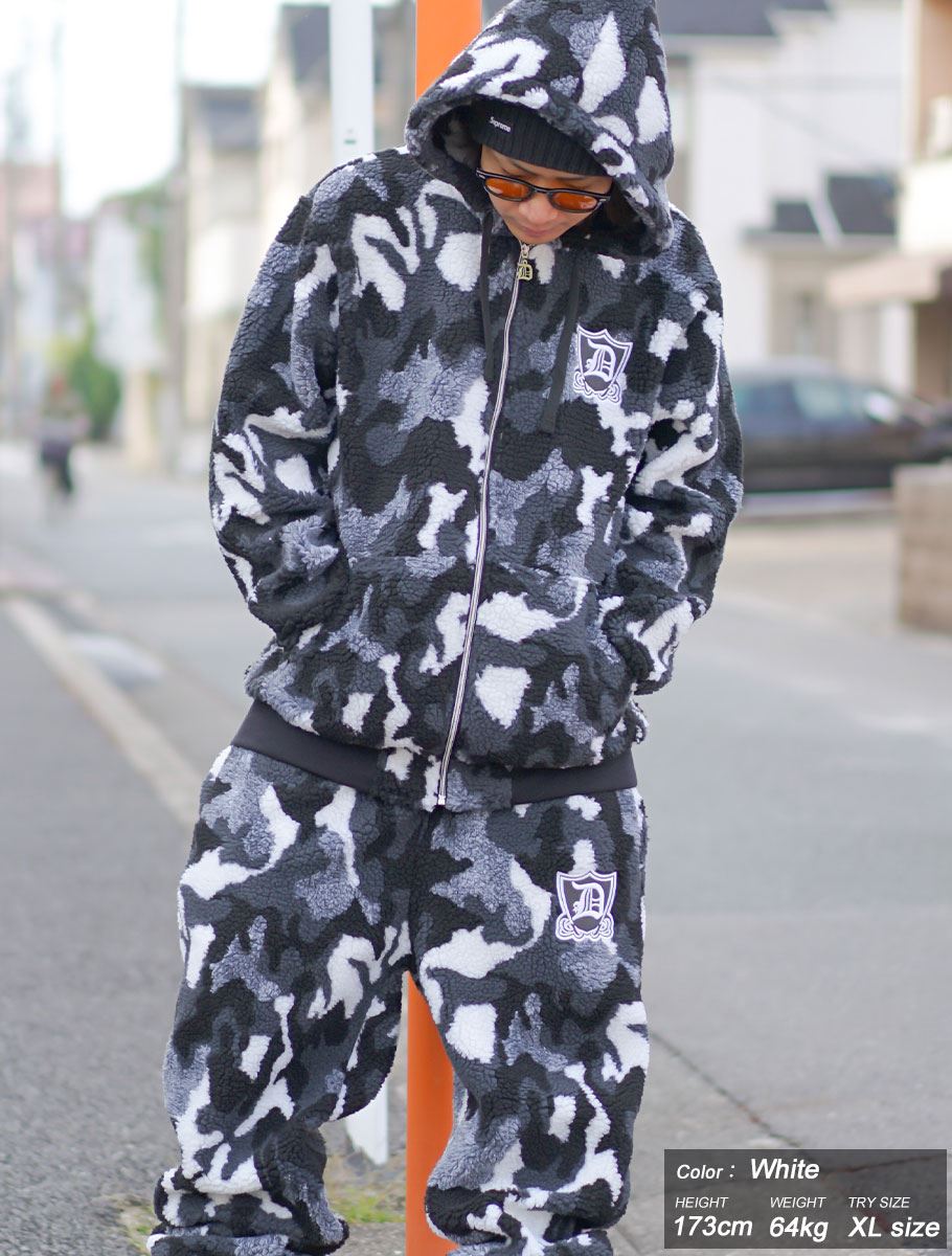 DOPE（ドープ） オーバーサイズ ボアフリース セットアップ メンズ