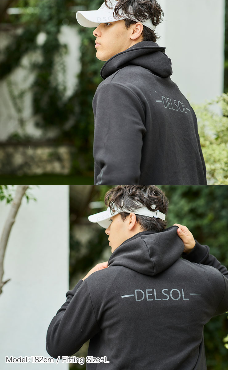 men's メンズ 裏起毛ジップアップパーカー 防寒対策 M/L/LL/3L メンズ