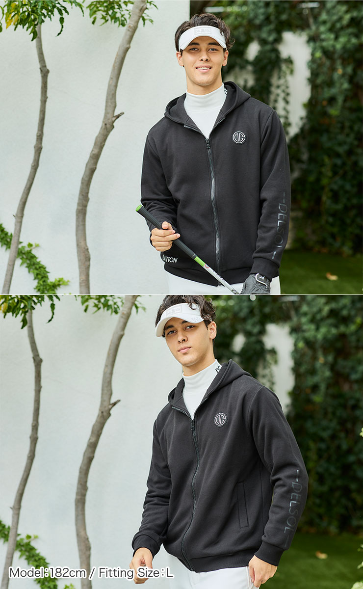 men's メンズ 裏起毛ジップアップパーカー 防寒対策 M/L/LL/3L メンズ