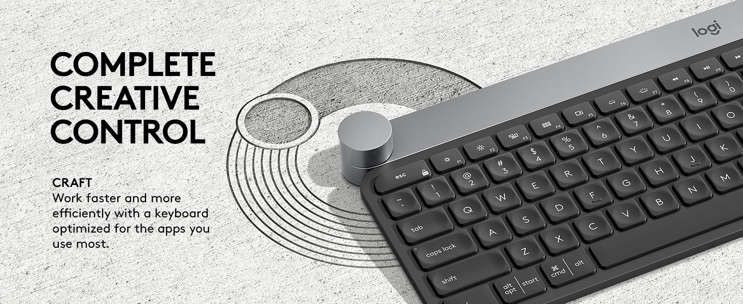 ロジテック Logitech Craft ワイヤレスキーボード 無線 Bluetooth