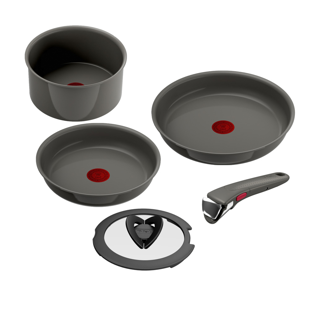 インジニオ・ネオ フライパン 5点 セット 22cm 26cm ソースパン ガラス
