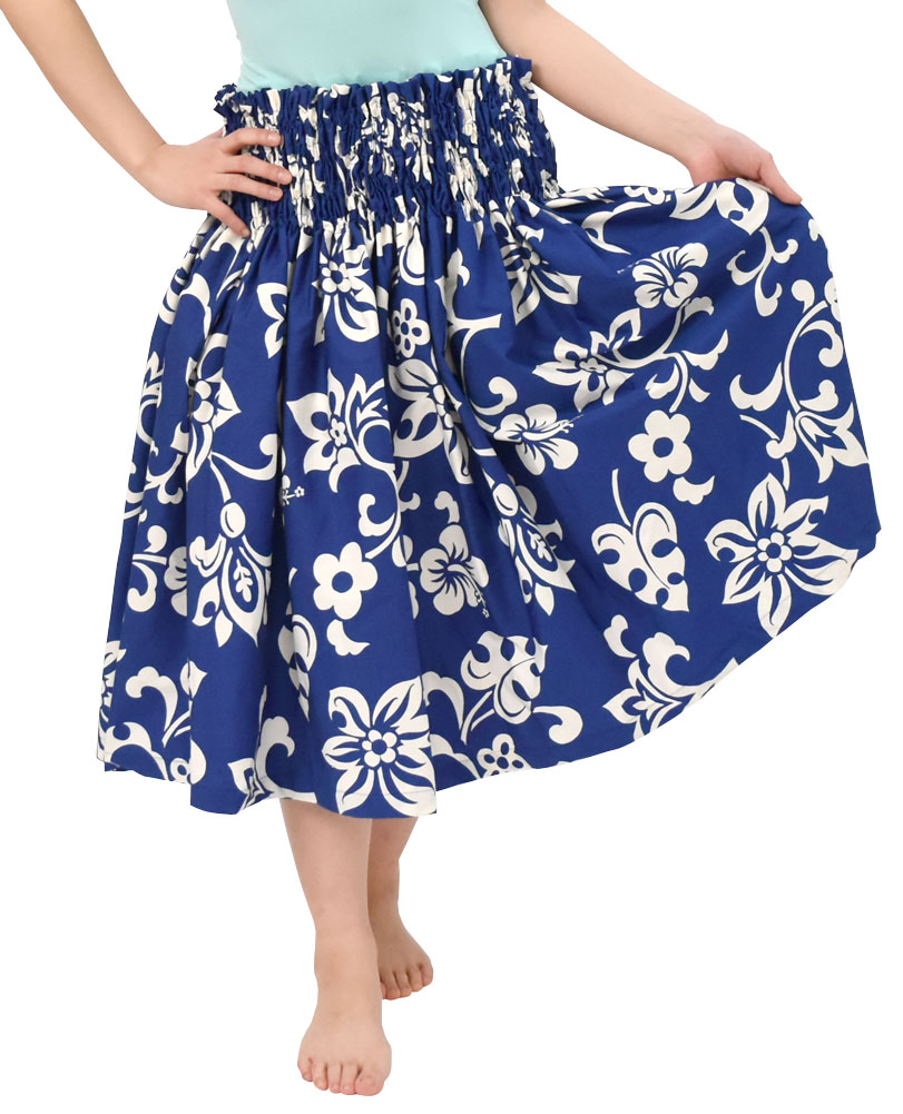 フラダンス衣装 日本製 パウスカート シングル ダンス衣装 フラ 衣装